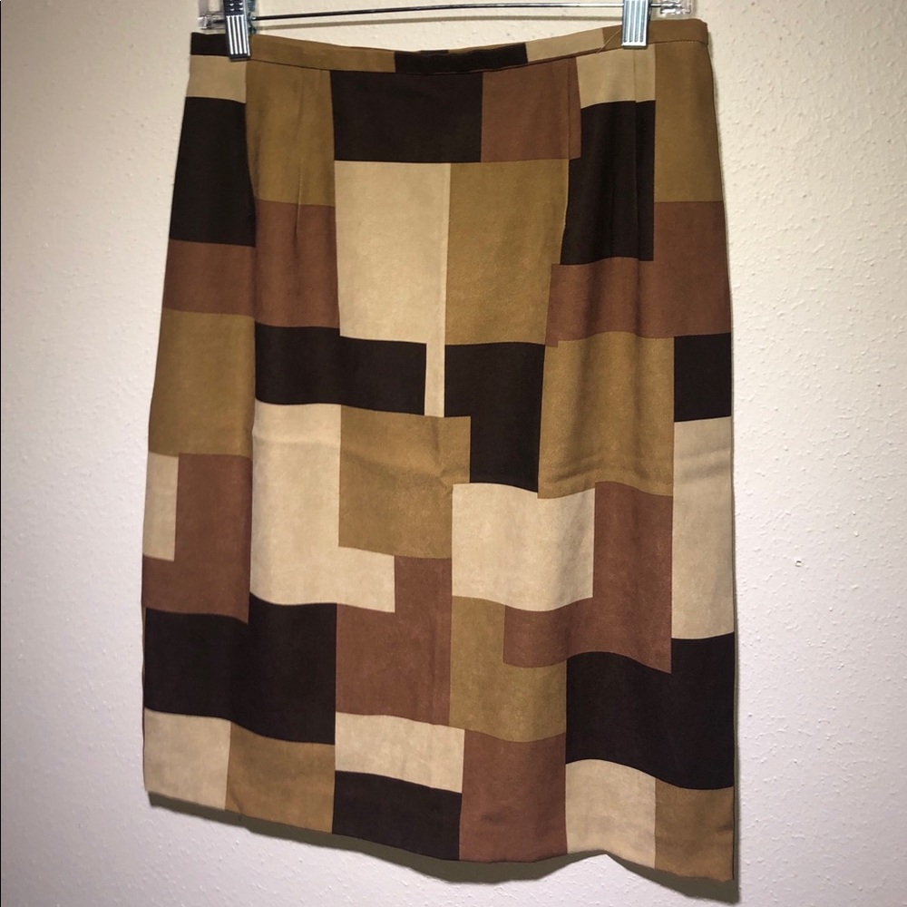 🔥Harve Bernard Patchwork Skirt Size 10